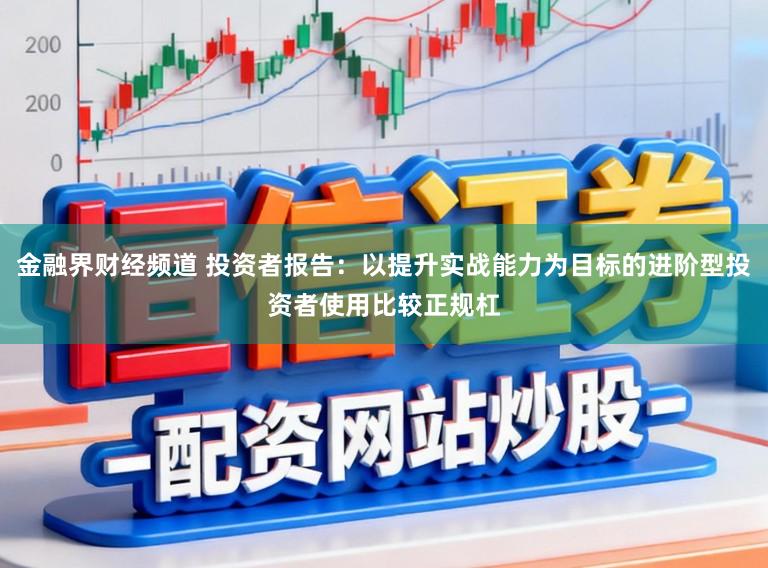 金融界财经频道 投资者报告：以提升实战能力为目标的进阶型投资者使用比较正规杠