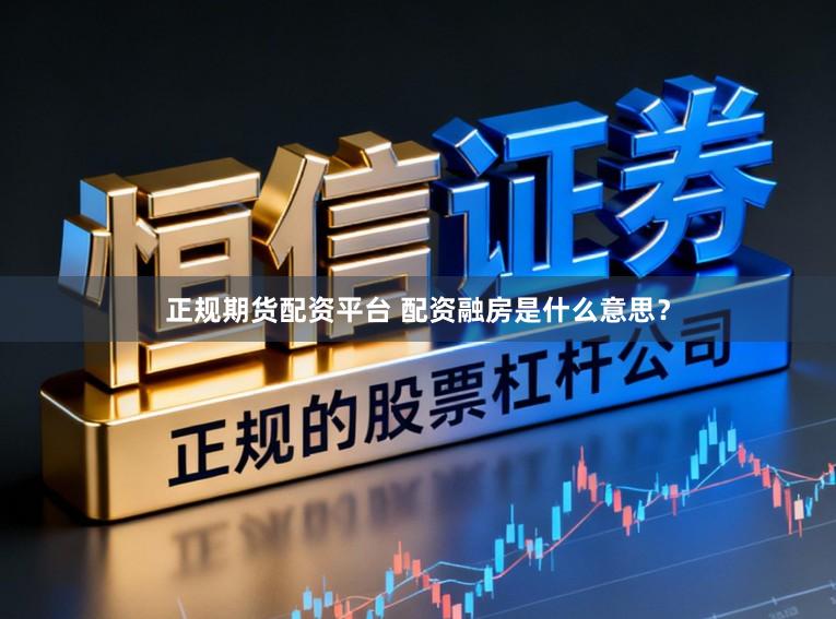 正规期货配资平台 配资融房是什么意思?